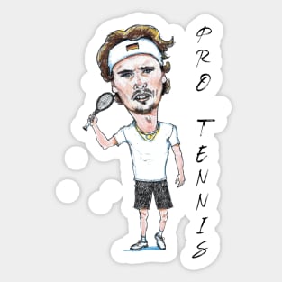 Alexander Zverev Pro Tennis Sticker